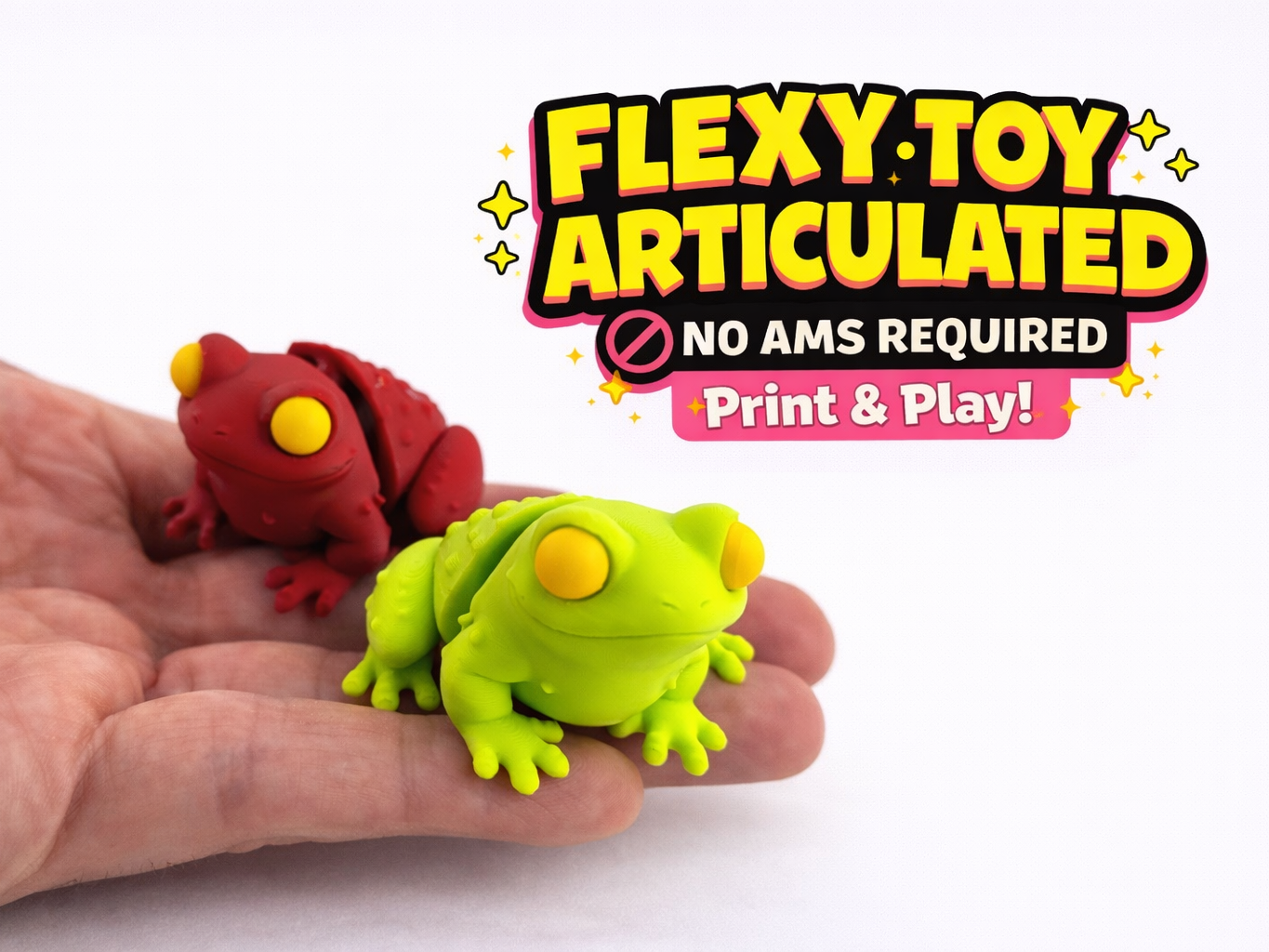Flexi Articulated Frog Fidget Toy