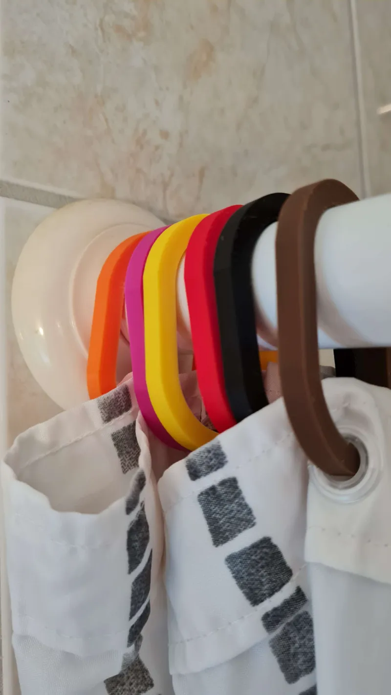 Shower curtain ring
