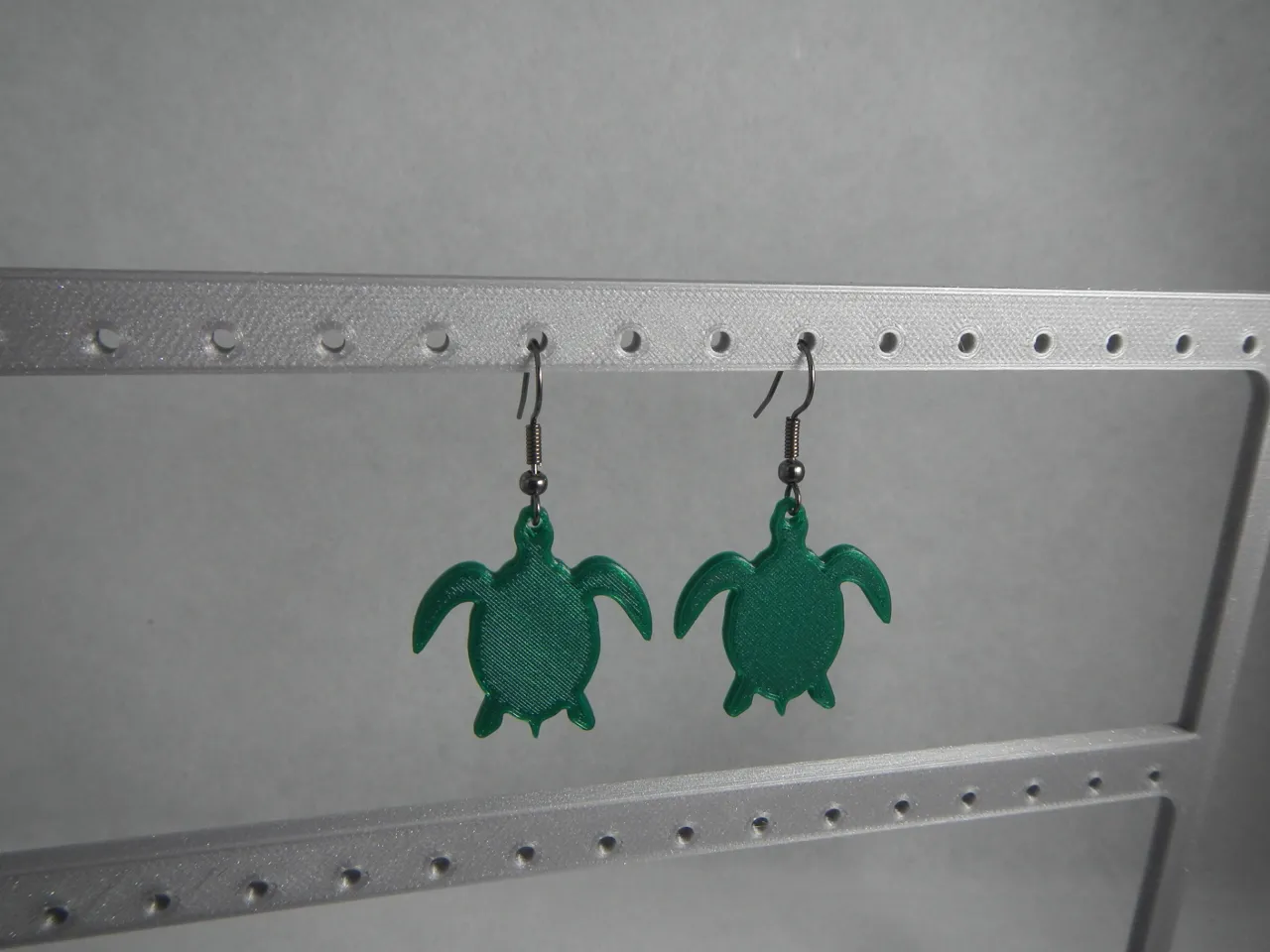 Sea Turtle earrings view 2