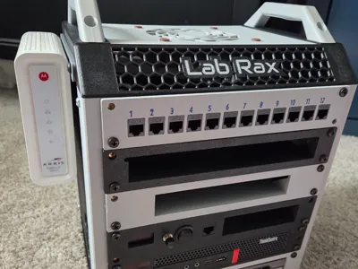 Lab Rax SB6141 modem Sidemount