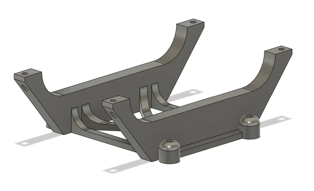 Plaque d'adaptation pour support de Rodent BTT CNC 6040 par VirTerra ...