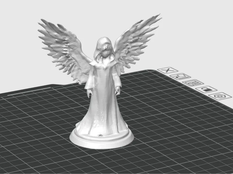 Angel with wings