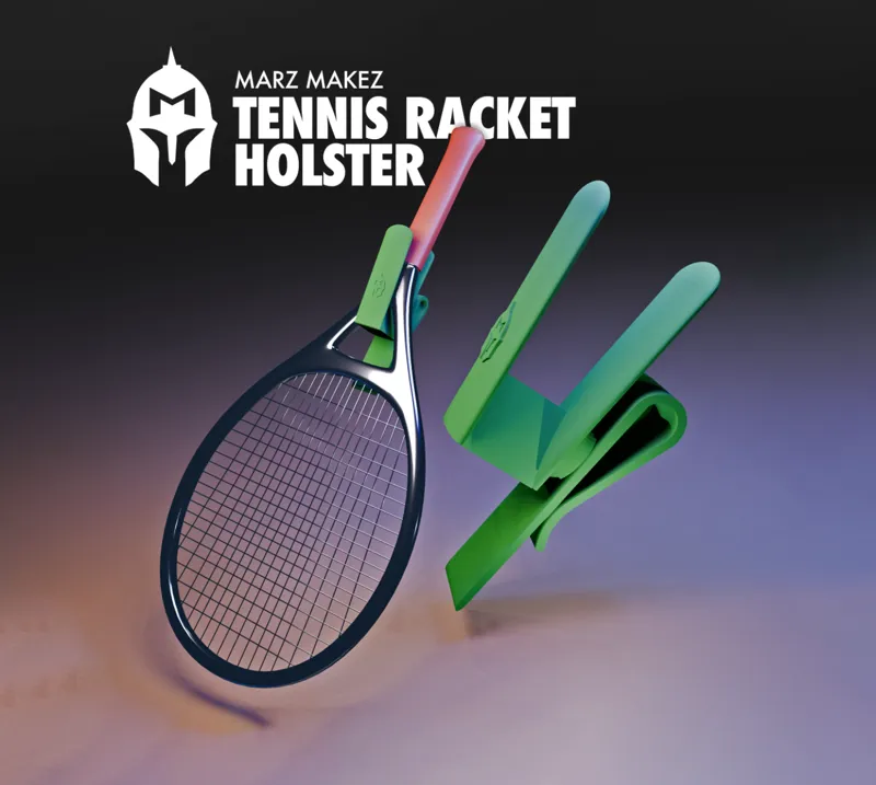 Tennis racket holster