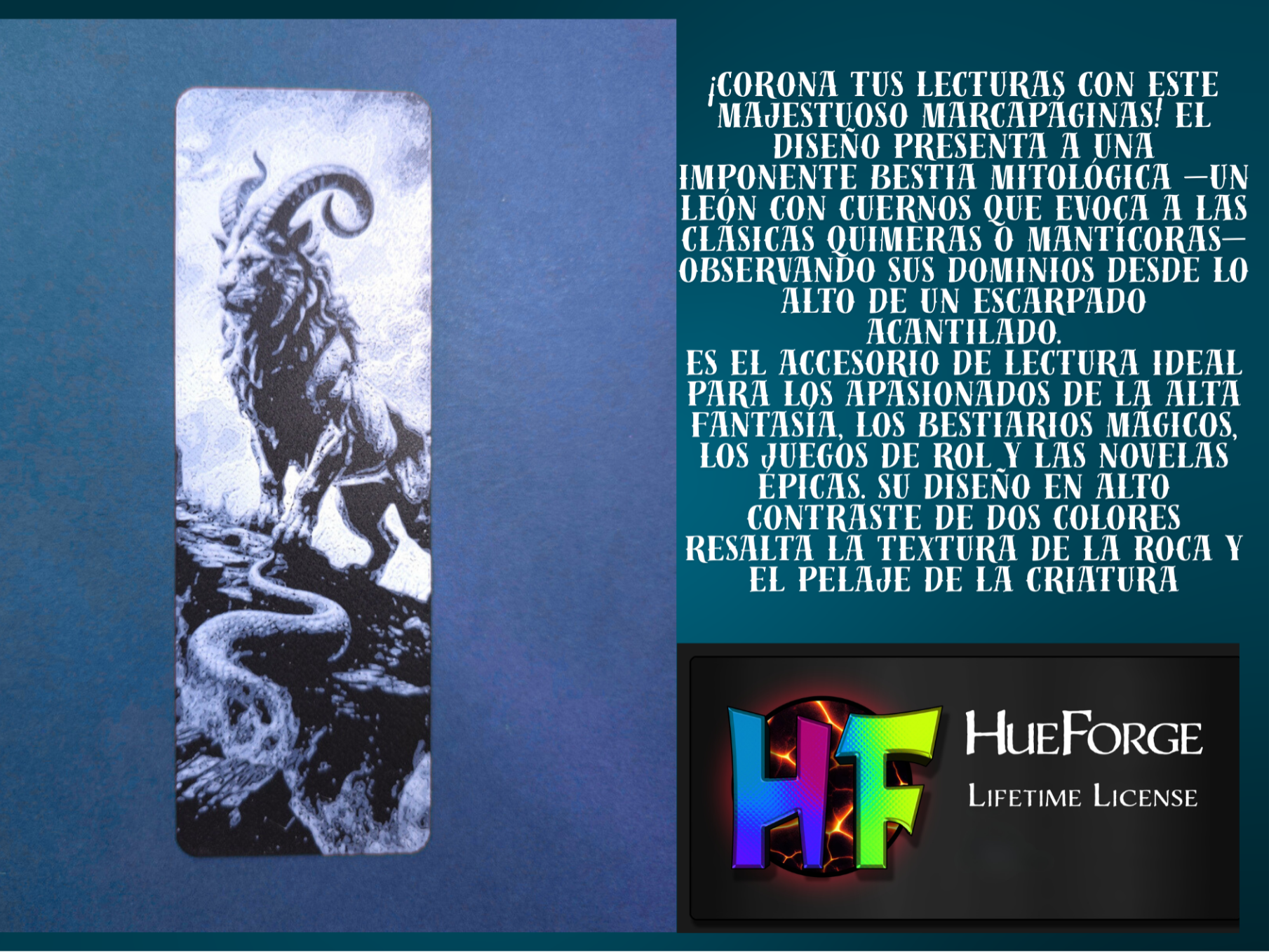 Bookmark de Bestia Mítica (Quimera) v2