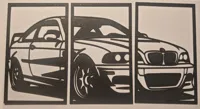 Déco murale BMW E46 M3 coupé — photo 2