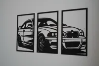 Déco murale BMW E46 M3 coupé — photo 3
