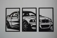 Déco murale BMW E46 M3 coupé — photo 5