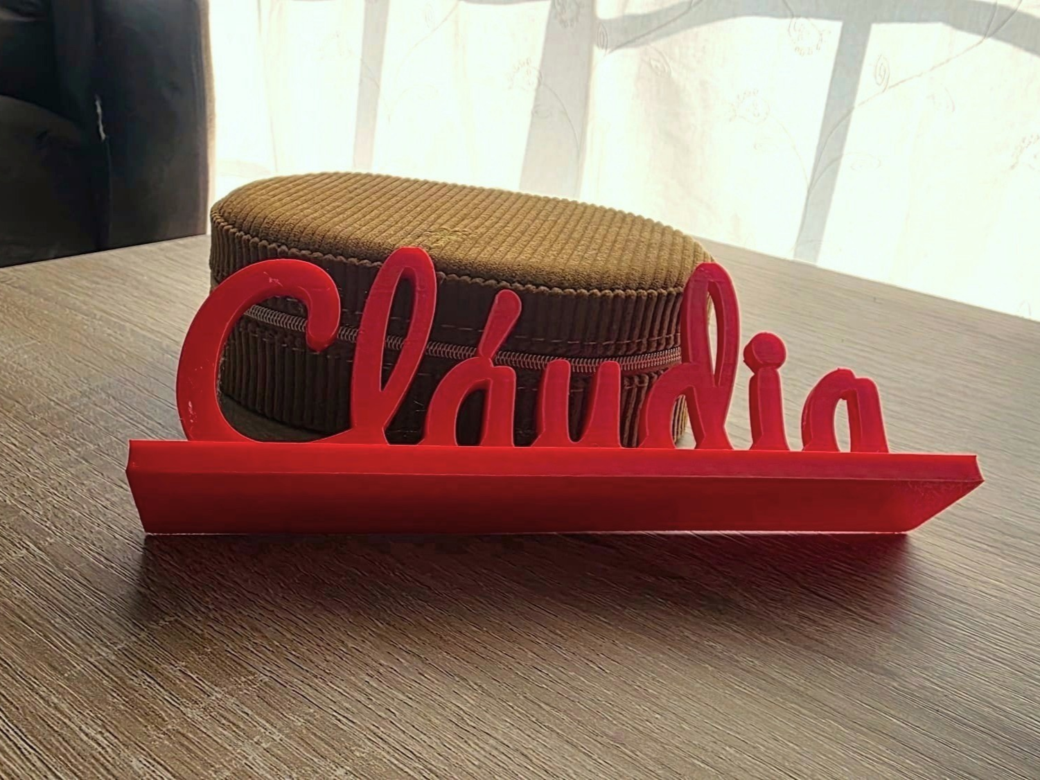 Personalized 3D Printed Name Sign