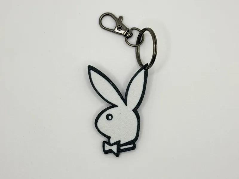 Playboy Bunny Keychain