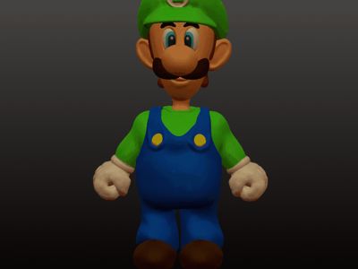 Luigi Sculpture Character