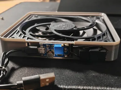GMKtec m5 120mm slim bottom fan shroud
