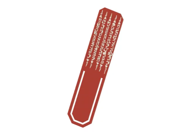 Talisman 5 rows Yant Bookmark - asian wizard