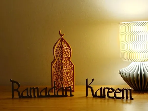 Ramadan Kareem Table Shelf Decor