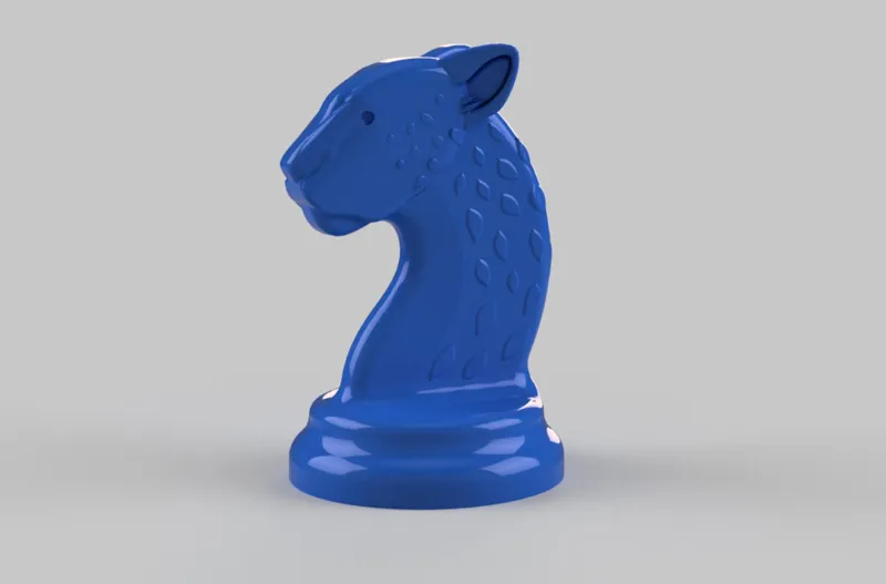 Leopard pawn for boardgames