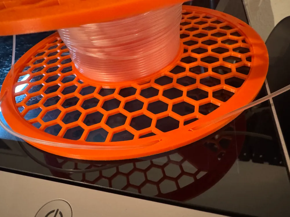 Bambu Spool w/ Recessed Filament Holder V2 Remixed by user_2916955425 ...