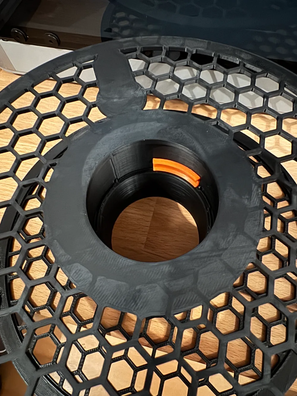 Bambu Spool w/ Recessed Filament Holder V2 Remixed by user_2916955425 ...