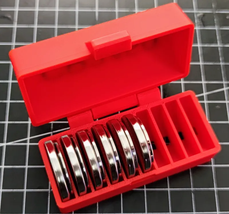 Print-in-Place Case for CR2450 Batteries