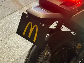M记电动自行车车牌