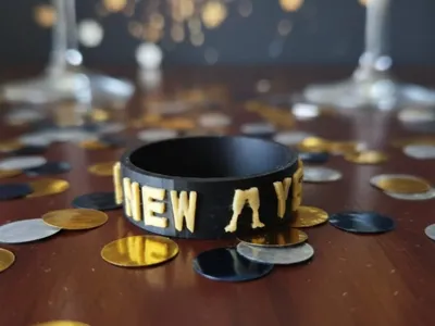 Happy New Year Ring