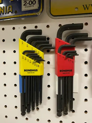 Pegboard Allen Wrench Holder - Bondhus
