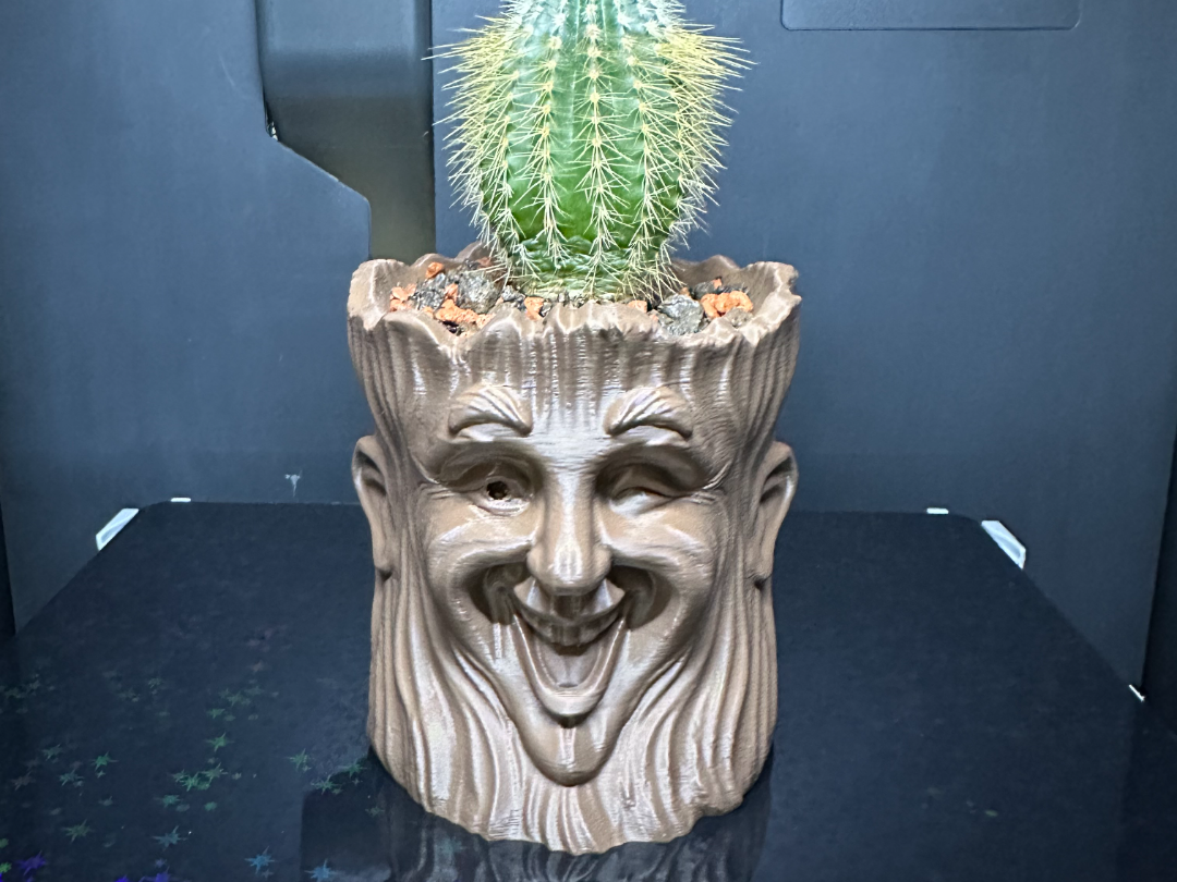 Funny Face Planter- Smilling Head Pot for Plant