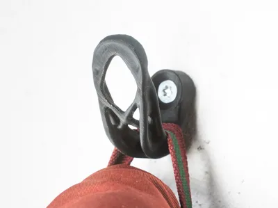 topology optimized wall hook
