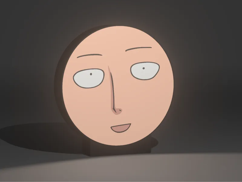 SAITAMA one punch man anime funny face Lightbox