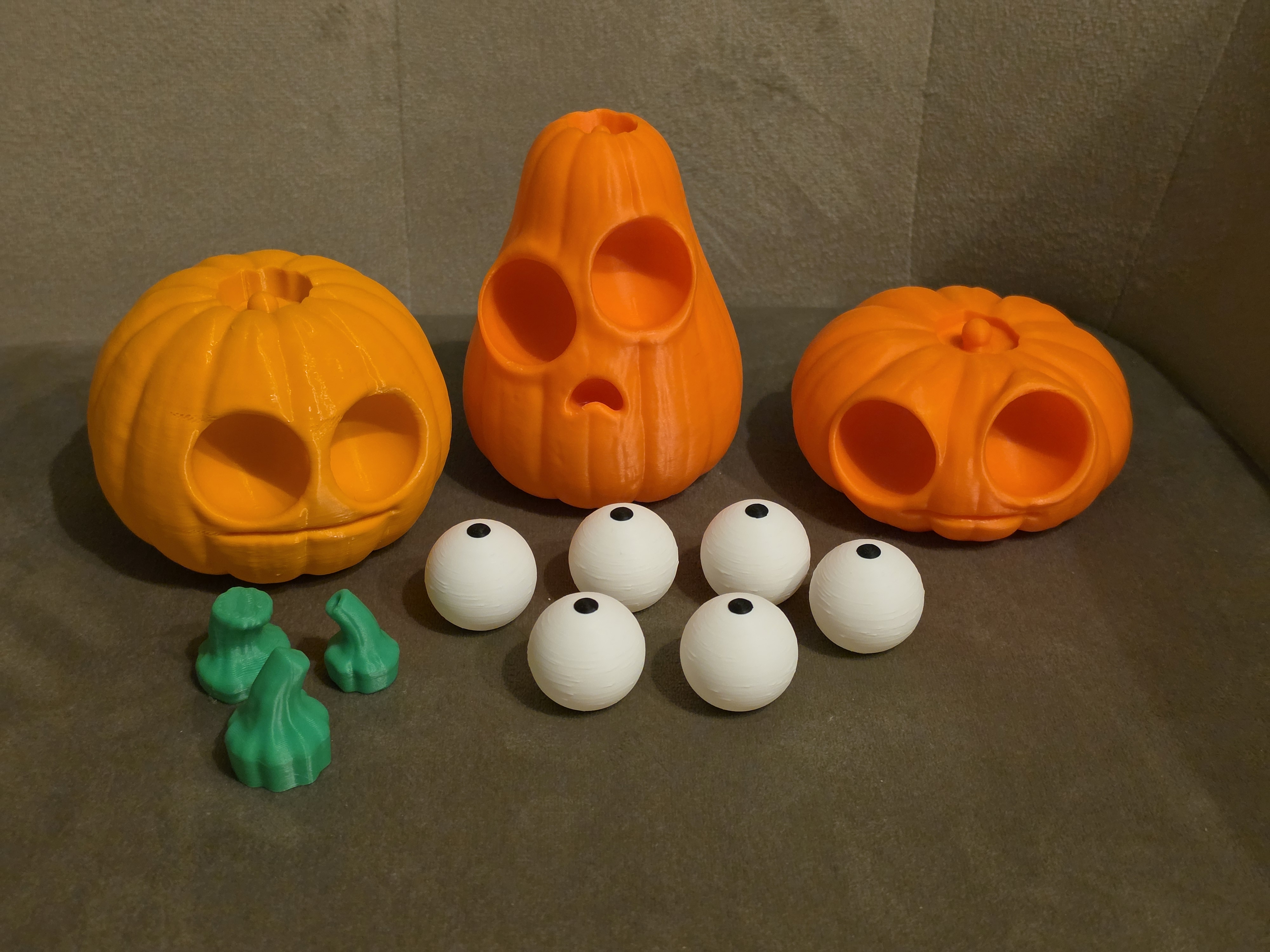 3Dプリント グーフィーシリーズ – パンプキン 動く目 NOAMS ハロウィン