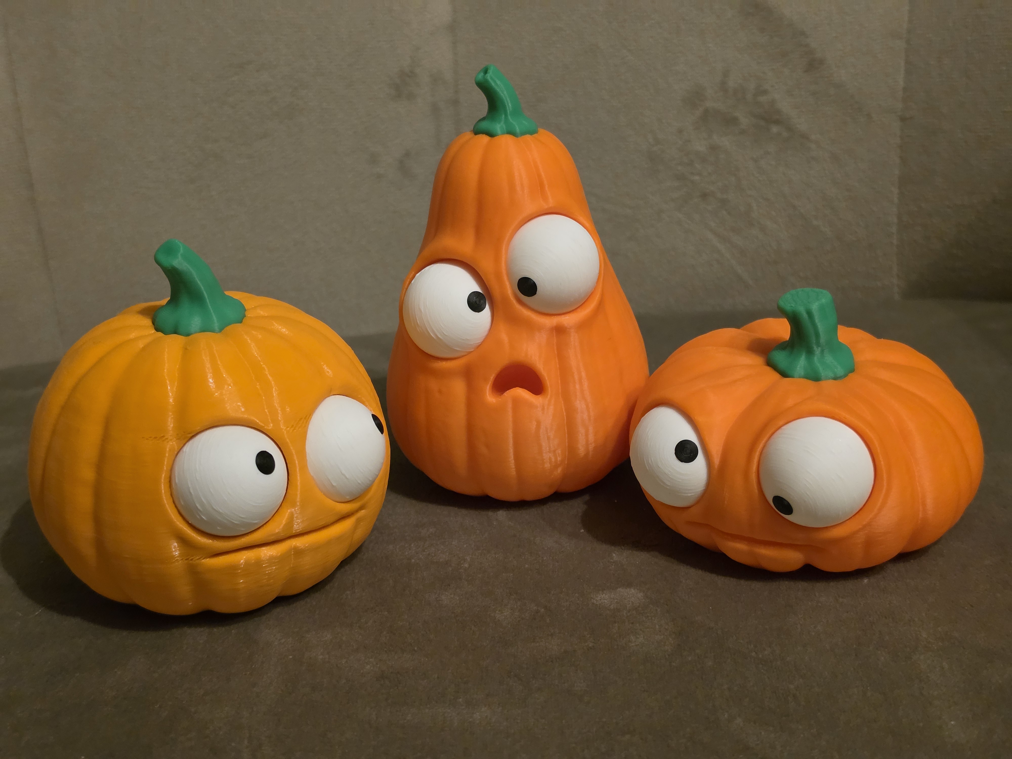 3Dプリント グーフィーシリーズ – パンプキン 動く目 NOAMS ハロウィン
