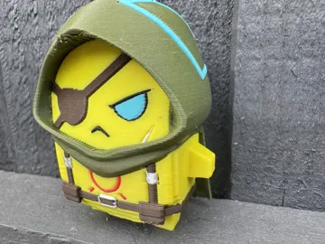 Accesorio para impresora 3D: Fortnite Adventure Sprite — vista de referencia 3