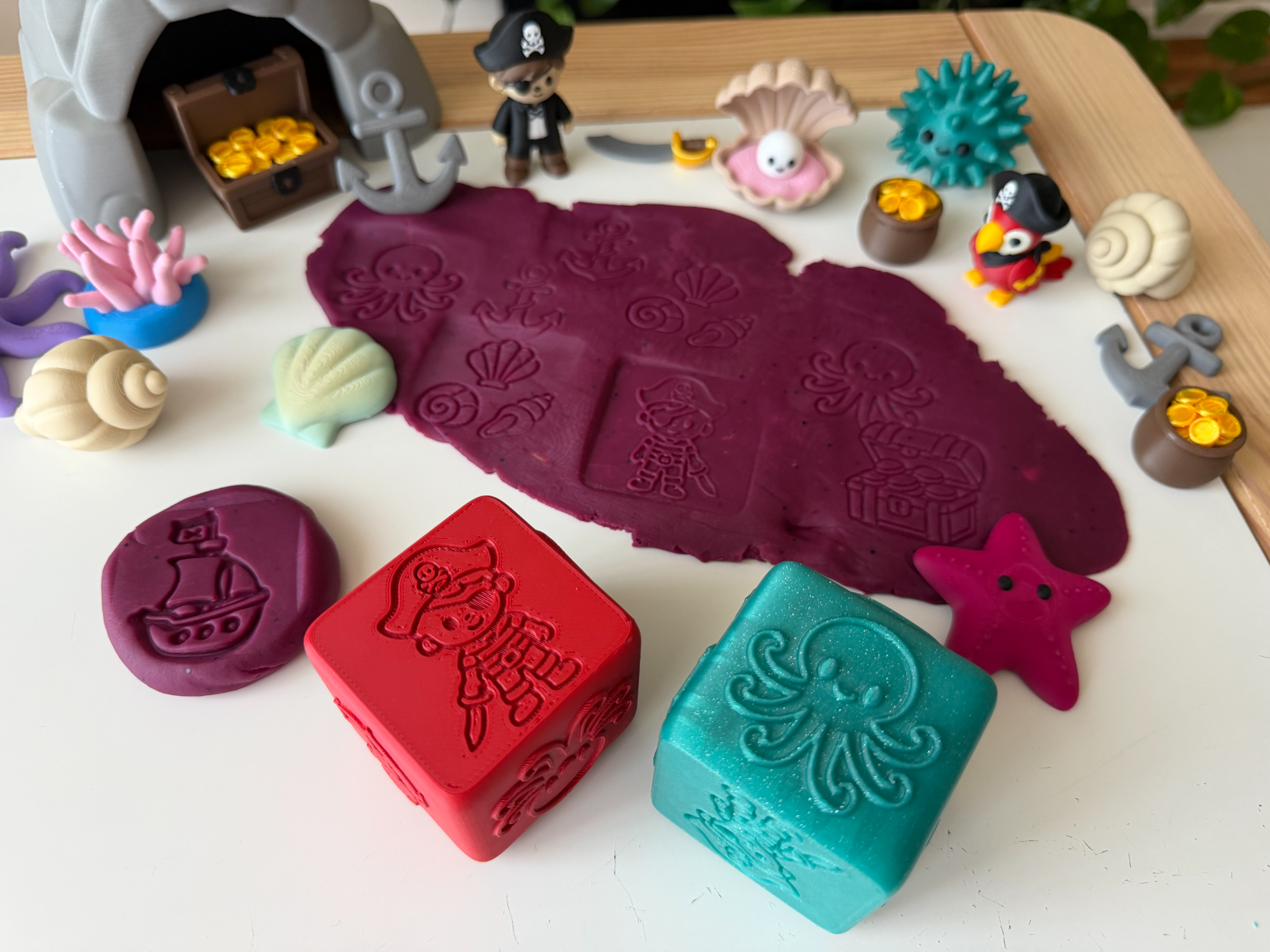 Play-Doh cube - Pirates 3D model