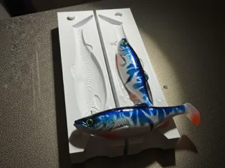 Precision Soft Bait Mold - Shad / Kopyto