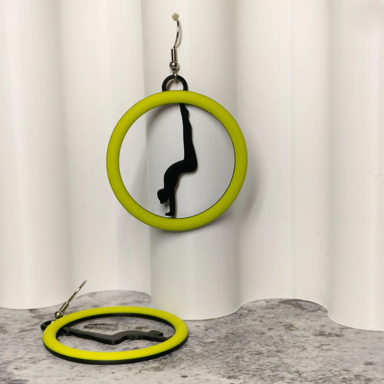 Cat Woman Yoga Earrings no.1 view 2