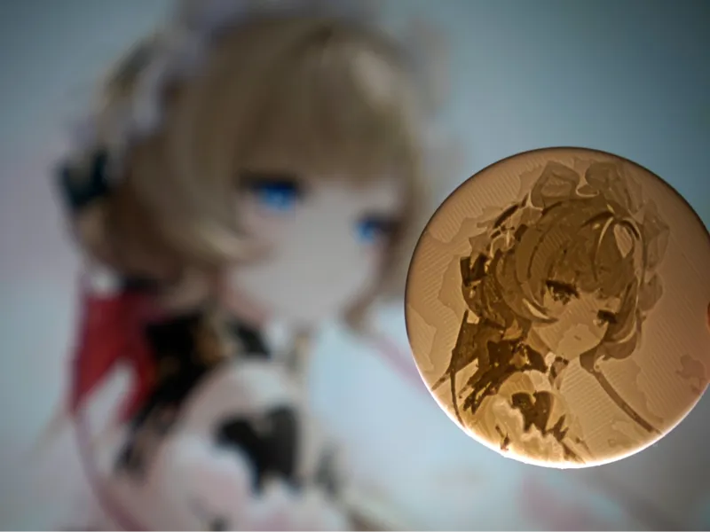 「Marionette」Sandrone桑多涅 58mm圆形单色透光浮雕