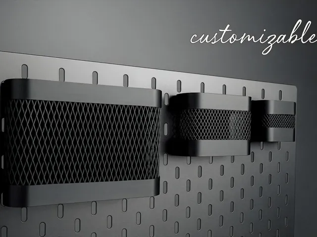 Customizable IKEA Skadis Storage