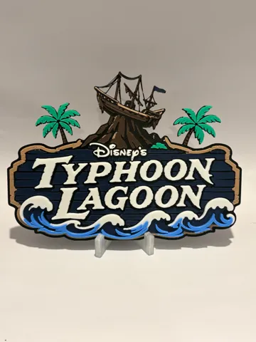 Letrero o emblema decorativo: Disney's Typhoon Lagoon Inspired Sign — vista de referencia 2