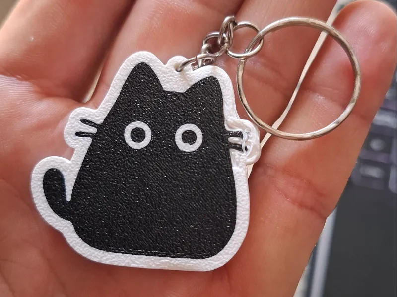 Cute Cat Keychain
