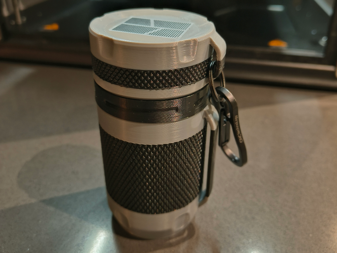 Rugged Travel Capsule with Hermetic Seal