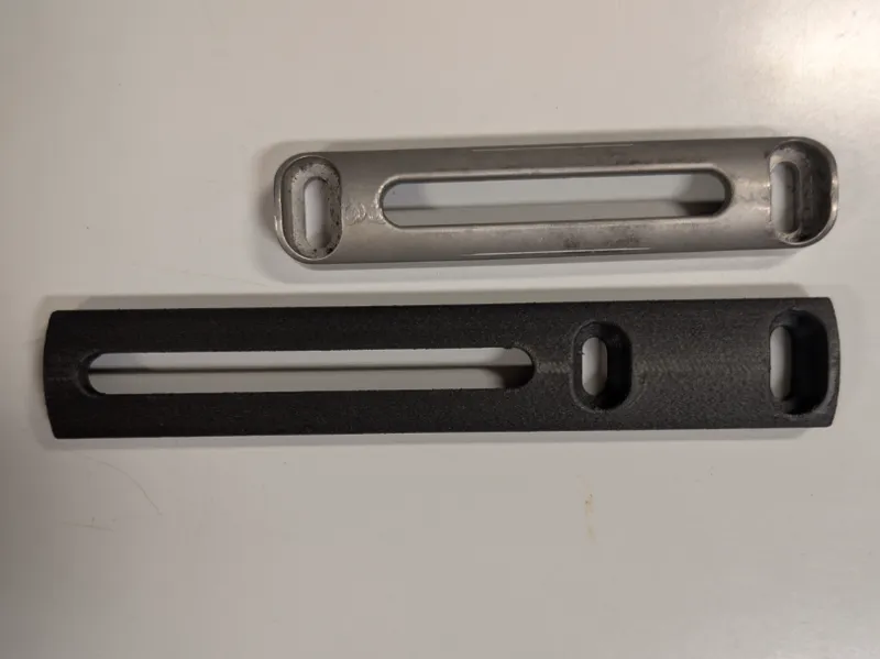 Butt plate lowering adapter for Anschütz air rifle