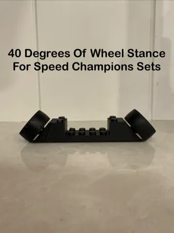 Modelo para impresión 3D: 40 Degrees Of Wheel Stance For Speed Champions — vista de referencia 2