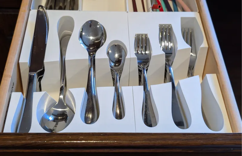 Gridfinity Silverware Organizer (Oneida Icarus)