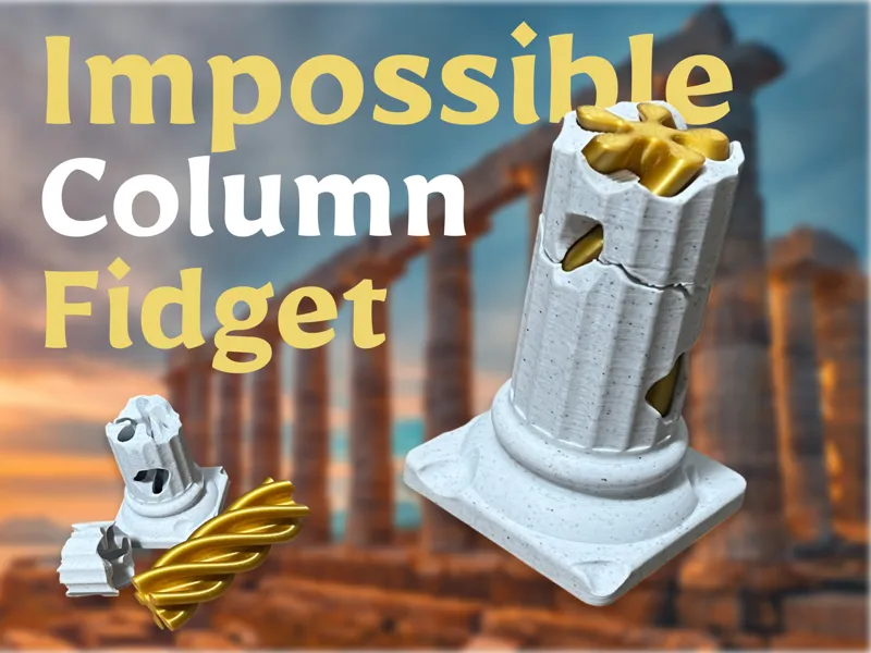 Impossible Greek Column Fidget – Spiral Fidget