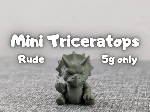 Mini Triceratops – Prehistoric Rudeness