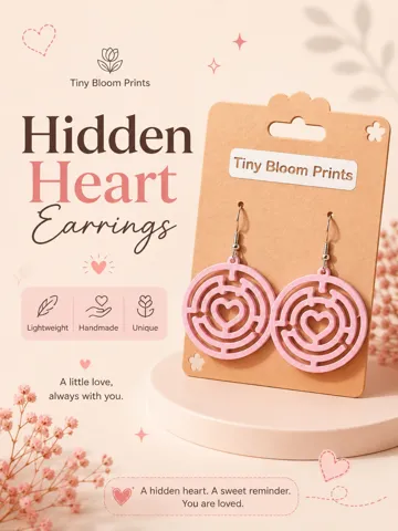 Pendientes: Hidden Heart Maze Earrings — vista de referencia 2