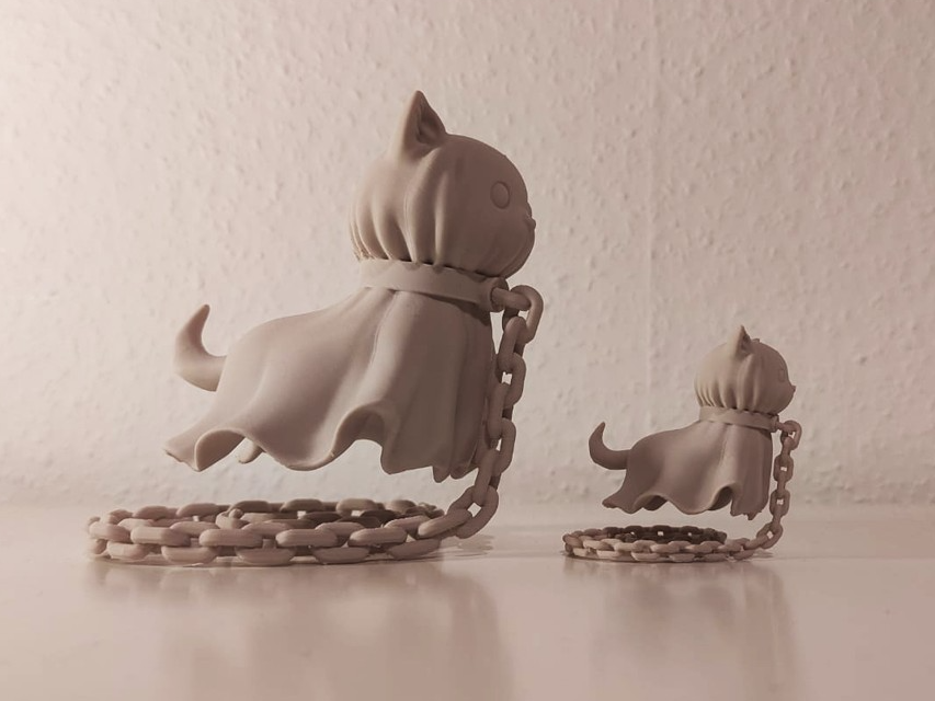 Floating Ghost Dog Illusion - Yorkie (Teacup)