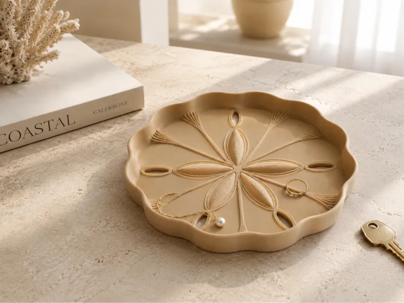 Sand Dollar Jewelry Tray - Trinket Dish