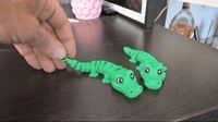 Krokodil und Augen