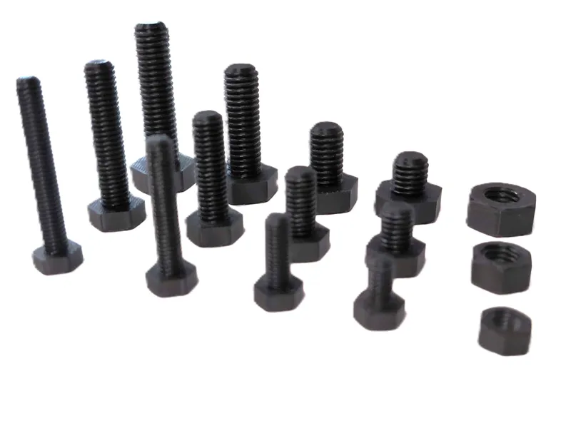 Set of Hex M10/8/6 Screw/Nut L=40,30,20,16,10
