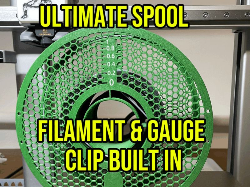 Reusable Spool Remix – Gauge & Filament Clips