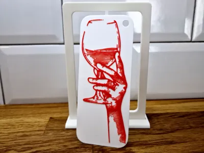 A Glass of stories bookmark